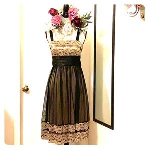 Kathy Roberts Black Sparkling Dress